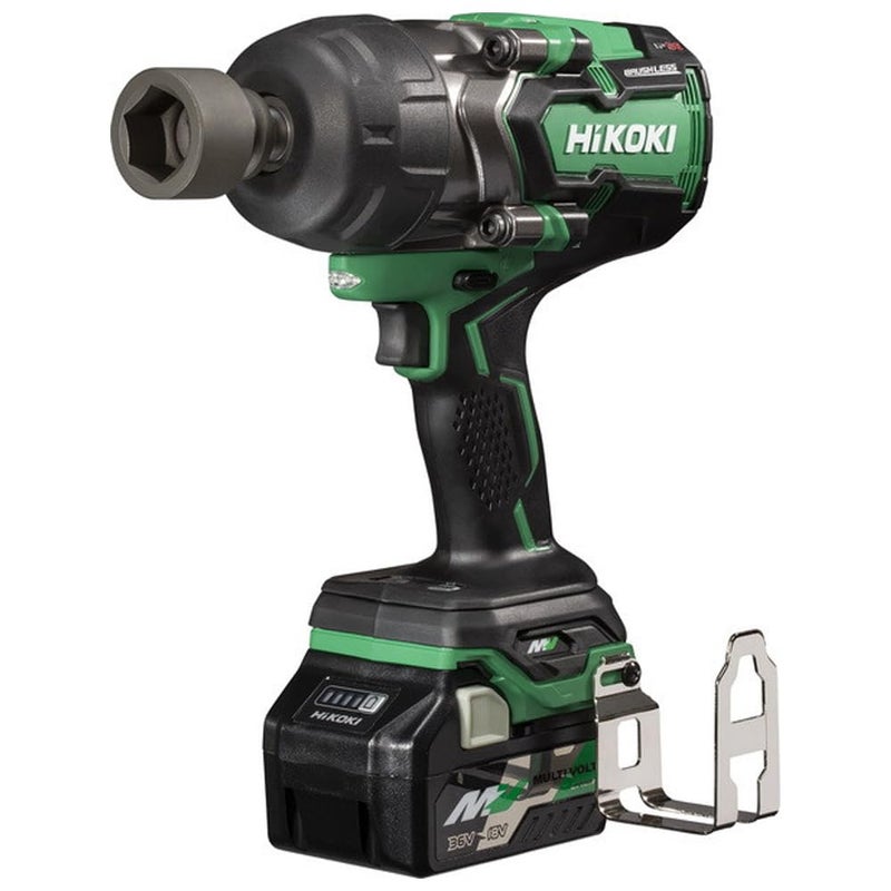 HIKOKI Wr36Dgkrz 36V Cordless Impact Fixed Square Wrench Brushless Motor With Nut Busting Torque 2000Nm 127Mm Square Drive 02500Ipm 39 Kg 2 Batteries Charger Carry Case Included