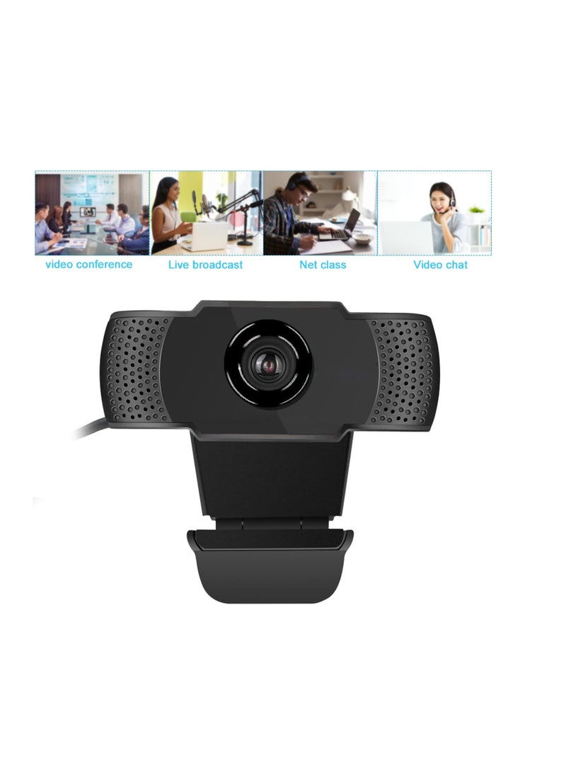 كاميرا كمبيوتر Yanmis مع محرك أقراص مجاني USB 2.0 1920 x 1080 30 هرتز مع ميكروفون مدمج، كاميرا ويب 1080 بكسل لمكالمات الفيديو، تسجيل في الوقت الحقيقي - Image 3