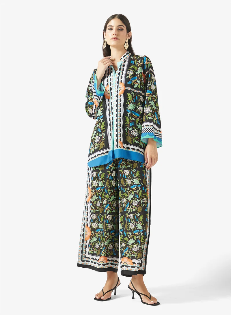 Fyor Geometric Print Co-Ord Set