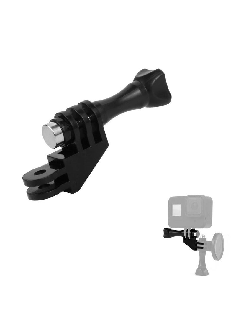 Generic - 90 Degree Direction Vertical Mount Elbow Adapter w/Thumb Screw Compatible with Insta360 ONE X3/X2/X/Gopro Hero/DJI Osmo Action 2/YI/Campark/AKASO/SJCAM Action Cameras - Image 1
