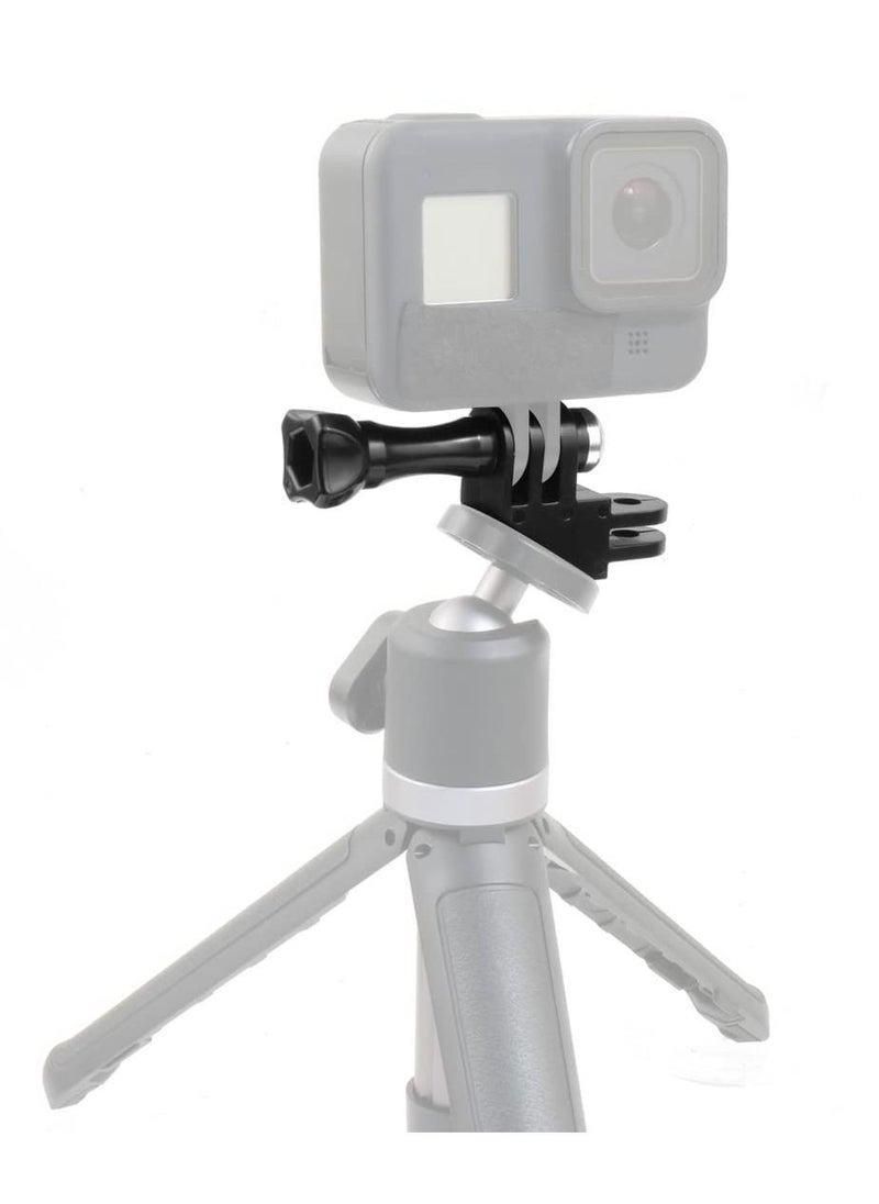 Generic - 90 Degree Direction Vertical Mount Elbow Adapter w/Thumb Screw Compatible with Insta360 ONE X3/X2/X/Gopro Hero/DJI Osmo Action 2/YI/Campark/AKASO/SJCAM Action Cameras - Image 1