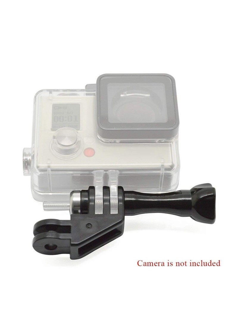 Generic - 90 Degree Direction Vertical Mount Elbow Adapter w/Thumb Screw Compatible with Insta360 ONE X3/X2/X/Gopro Hero/DJI Osmo Action 2/YI/Campark/AKASO/SJCAM Action Cameras - Image 1