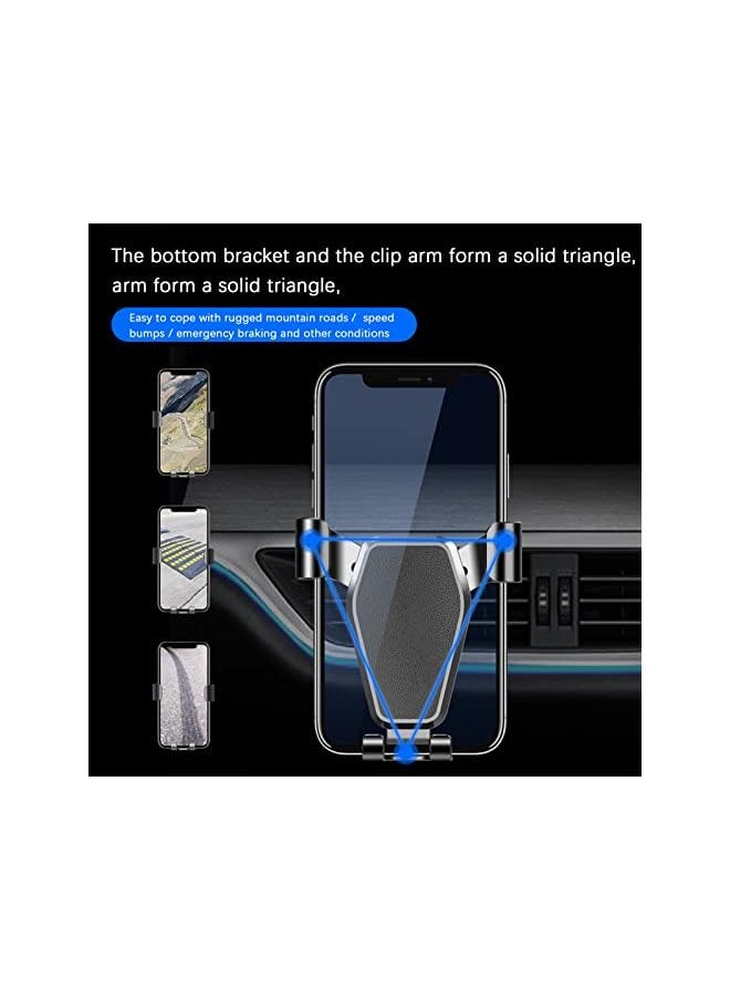 Tepengdie - Gravity Car Air Vent Mount Cell Phone Holder (Black) - Image 1