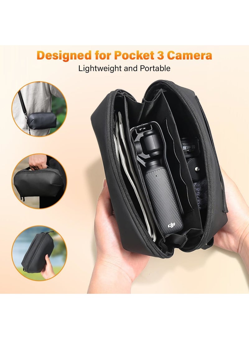 SYOSI Pocket Camera Case, Waterproof Storage Bag, Professional Organizer Portable Outdoor Protector, Bag Professional for DJI Osmo Pocket 3 Creator Combo Accessories,Portable Outdoor Camera Organizer - Image 2