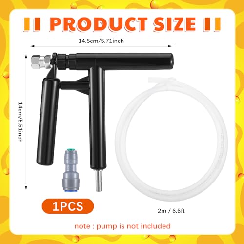 Saillong Beverage Gun Lemonade Dispenser Trigger Pump System Beer Bottle Filler Accessory Kit Freshly Squeezed Lemonade Stand Supplies Beverage Gun 66ft Tube and Adapter Oktoberfest Supplies - Image 3