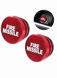Generic Car Cigarette Lighter Plug Cover Aluminum for EJECT FIRE MISSILE, Fits Most Automotive Vehicles Boats with Standard 12 Volt Power Source, Dustproof Plug Cover for Car Power Port Outlet Red 2  - Image 1
