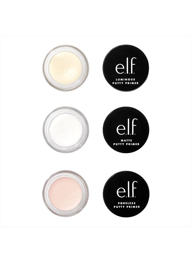 elf Putty Primer Trio | Includes Poreless Putty, Matte Putty & Luminous Putty | Travel Size | 0.14 Oz (4g) each - Image 1