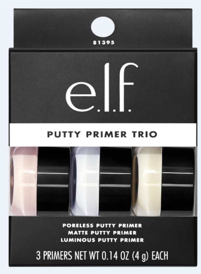 elf Putty Primer Trio | Includes Poreless Putty, Matte Putty & Luminous Putty | Travel Size | 0.14 Oz (4g) each - Image 3
