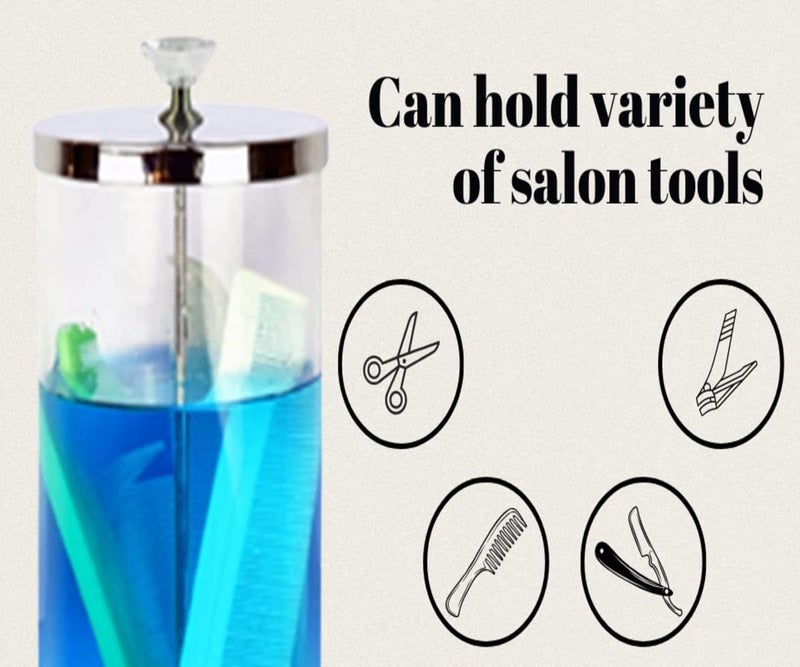 FOLELLO Professional Salon Sterilizing Jar 16 Liters Glass Tools Disinfection Jar Sterilizer Keep Barber Nail Tools Safe - Image 3