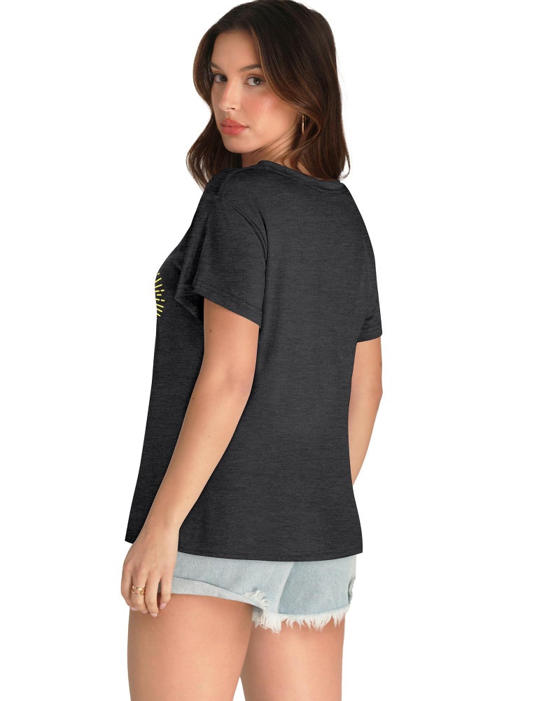JILUVIN T Shirts for Women Graphic Short Sleeve Tees Summer Crewneck Loose Tops Blouse - Image 5