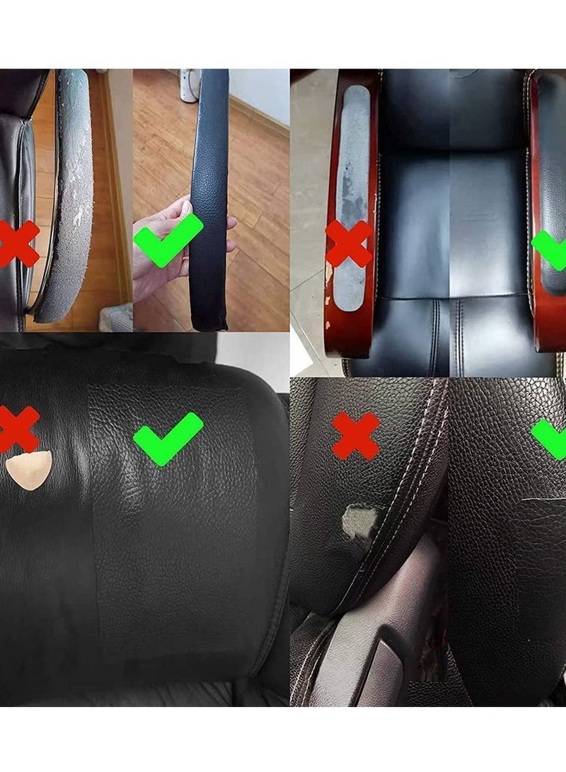 Y&D Leather Repair Tape Patch Kit Black 3 x 60 inch Self Adhesive for Furniture Couch Sofa Car Seats Computer Chair Vinyl - Image 3