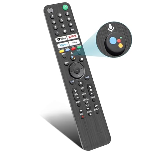 KPDP Sony TV Replacement Remote Compatible with All 2019 to 2024 Sony and Bravia Smart TVs with Voice Control Works Perfectly with XR and XBR Series 4K LED OLED Google and Android TVs Includes - Image 1