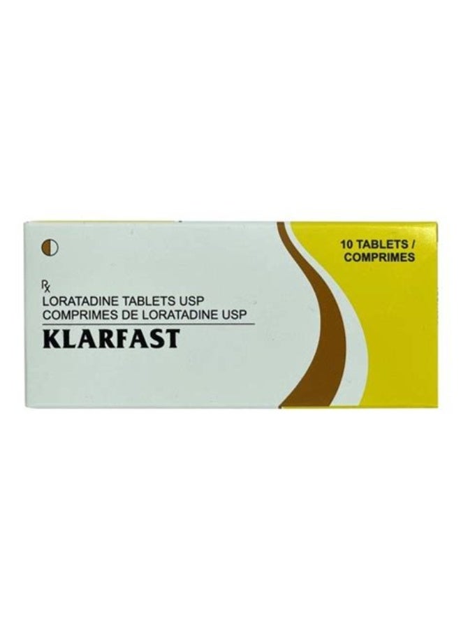 Klarfast 10 mg - 10’s tablet