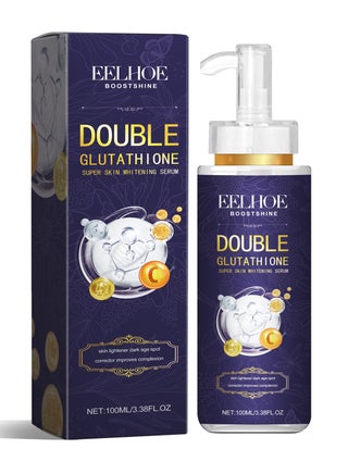 EELHOE Glutathione Serum for Skin Brightening, Azonee Hydrating Face Serum  with Kojic Acid & Niacinamide, Reduces Dark Spots, Enhances Skin Tone,  100ml | Best Price KSA