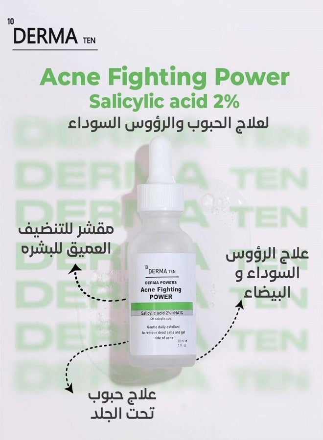 ديرما تن سيروم حمض الساليسيليك القوي لمكافحة حب الشباب 30 مل - Image 2