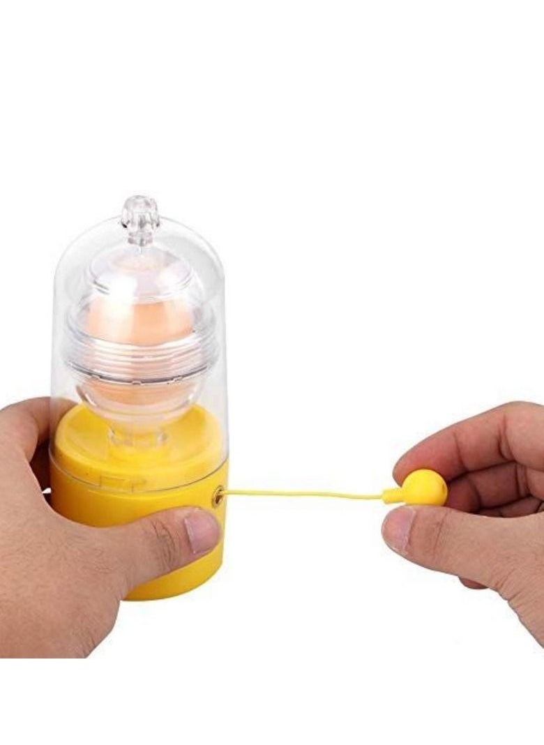 Cool Baby COOLBABY Golden Egg Scrambler Shaker Whisk Hand Powered Golden Egg Maker Eggs Yolk Manual Pull Rope Egg Puller White Mixer Kitchen Gadgets  - Image 4