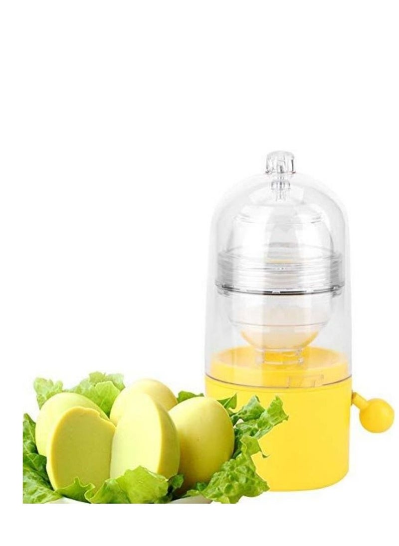 Cool Baby COOLBABY Golden Egg Scrambler Shaker Whisk Hand Powered Golden Egg Maker Eggs Yolk Manual Pull Rope Egg Puller White Mixer Kitchen Gadgets  - Image 2