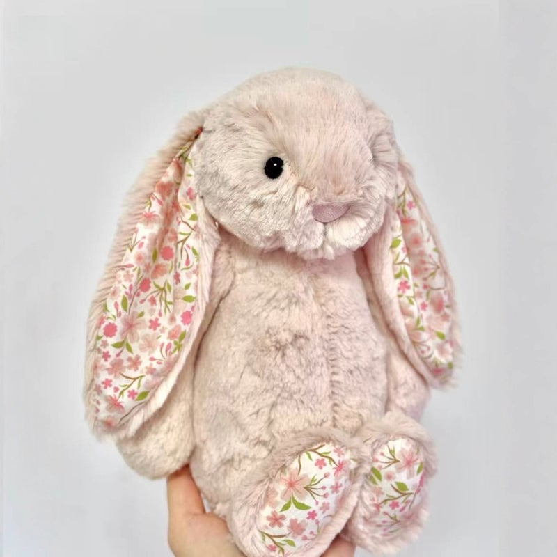 Jellycat Style Floral Bunny Plush Toy, Birthday Gift - Image 3