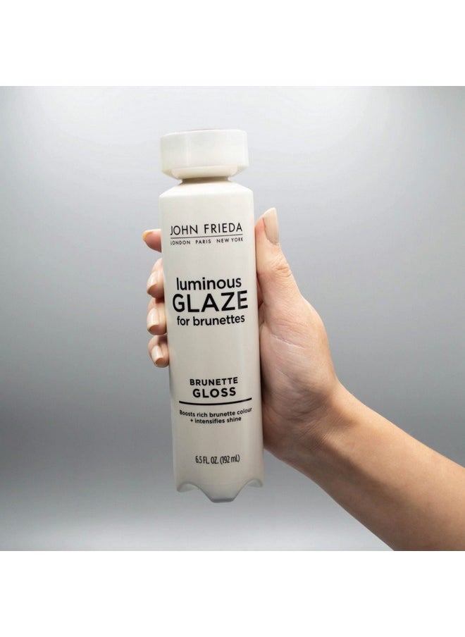 John Frieda - Brilliant Brunette Luminous Glaze Colour Enhancing Glaze Designed To Fill Damaged Areas For Smooth Glossy Brown Color 6.5 Ounce (Packaging May Vary) - Image 1