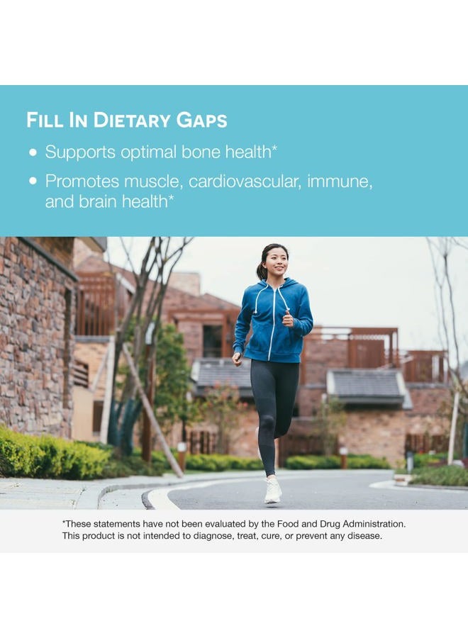 EZ Melts Dissolvable Calcium and Magnesium Supplement with Vitamin D3, Sugar-Free, 1-Month Supply - Image 3