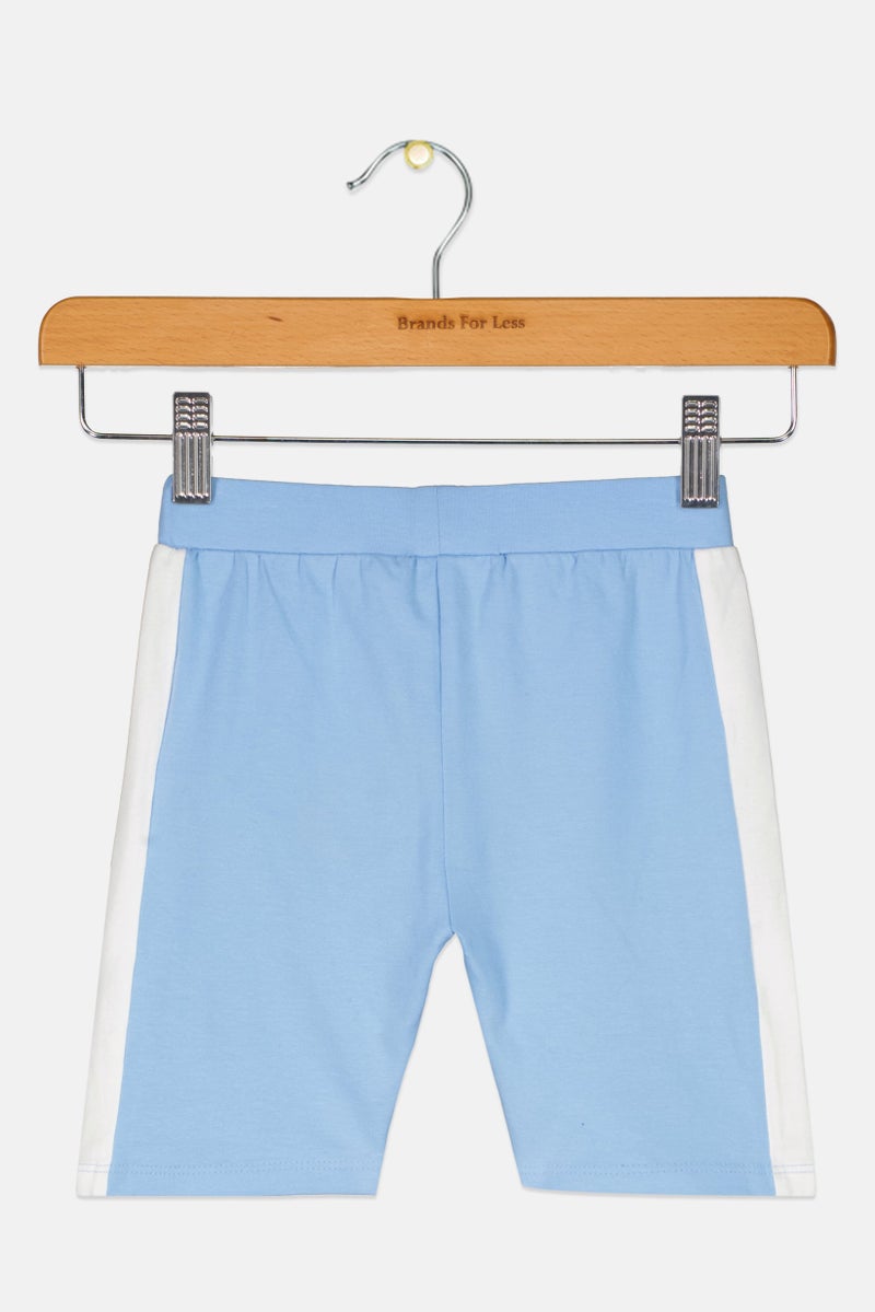 Ellesse شورتات دراجة للأطفال الأولاد بشعار العلامة التجارية، أزرق فاتح - Image 2