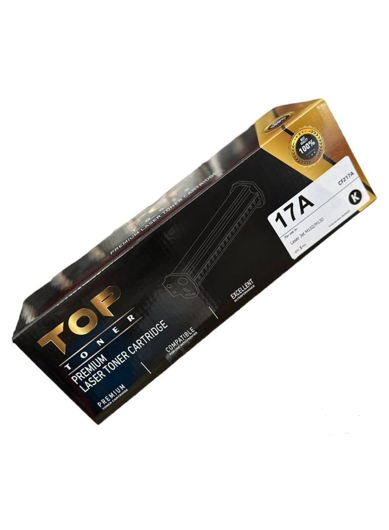 Top 17A-CF217A Toner Cartridge Compatible with M102/M130 Printer Black