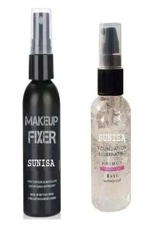 SUNISA Makeup Set, Contour Stick, SUNISA CC Cream, Makeup Fixer and Illuminating Primer, Professional Beauty Kit - Image 3