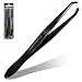 Solingen Germany Slant Tip Stainless Steel Eyebrow Facial Hair HandFiled Made in Germany Black - Image 2