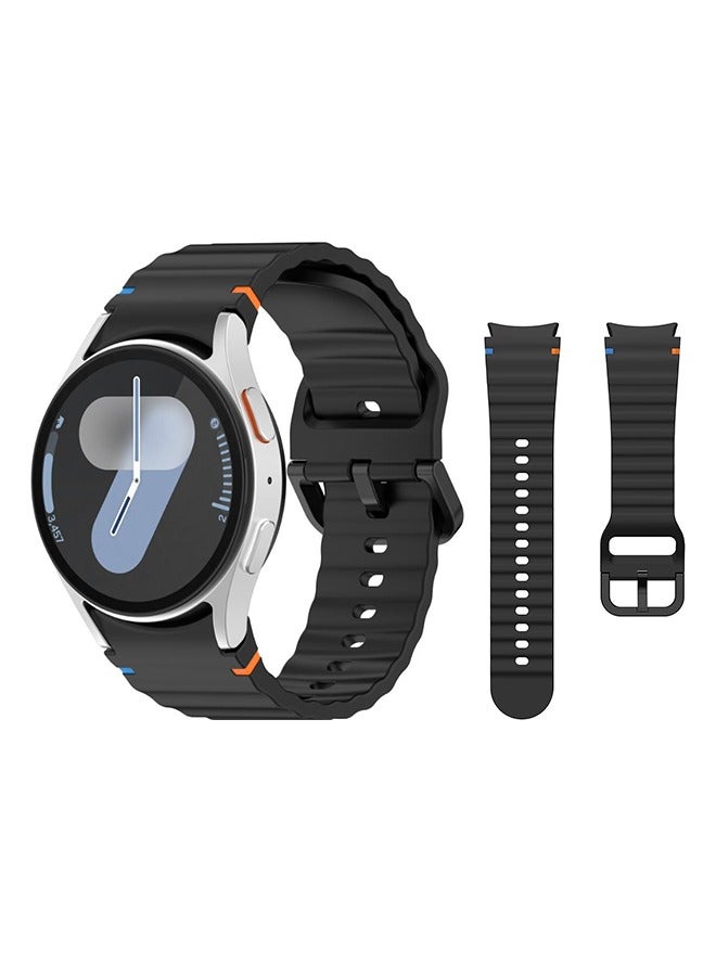 X-level Sport Silicone Strap Band for Samsung Galaxy Watch 7/FE/6/5/4 Band 40mm 44mm/Galaxy Watch 5 Pro Band 45mm, Silicone Sport Strap Galaxy Watch 6 4 Classic Band Women Men  - Image 1