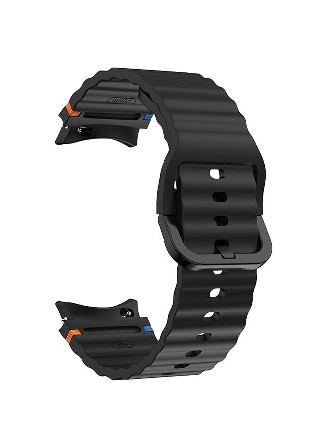 X-level Sport Silicone Strap Band for Samsung Galaxy Watch 7/FE/6/5/4 Band 40mm 44mm/Galaxy Watch 5 Pro Band 45mm, Silicone Sport Strap Galaxy Watch 6 4 Classic Band Women Men  - Image 4