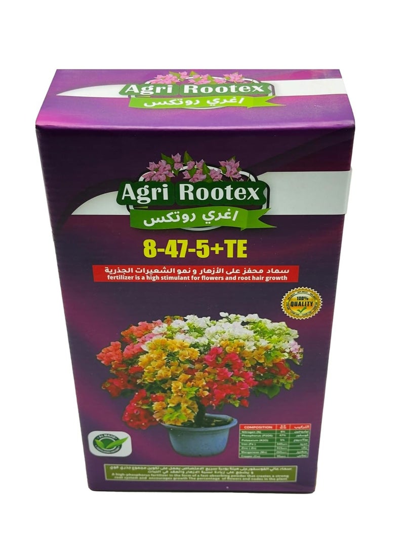 Generic AGRI ROOTEX, 8-47-5+TE High Phosphorus Fertilizers For A Strong Root System & For Flowering Plants 1KG, Enhances Flower Bud Development, Leading to Higher Yields  - Image 4