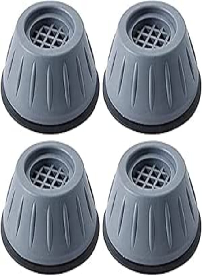 4Pcs Anti Vibration Feet Pads Rubber Legs Slipstop Silent Skid Raiser Mat Washing Machine Support Dampers Stand Furniture