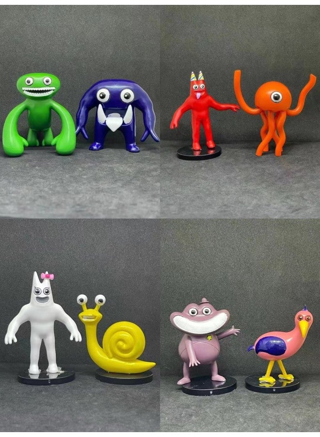 انفجارات الوحش جوقة MySingingMonsters الكرتون اليدوية دمية الحلي لعبة اللعب العصرية - اللون: جيل بانبان (مجموعة من 8) - Image 1