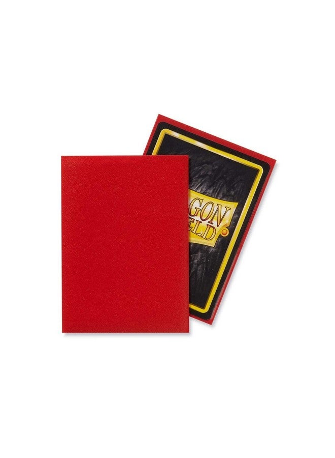 Dragon Shield Matte Crimson Standard Size 100 ct Card Sleeves Individual Pack - Image 4