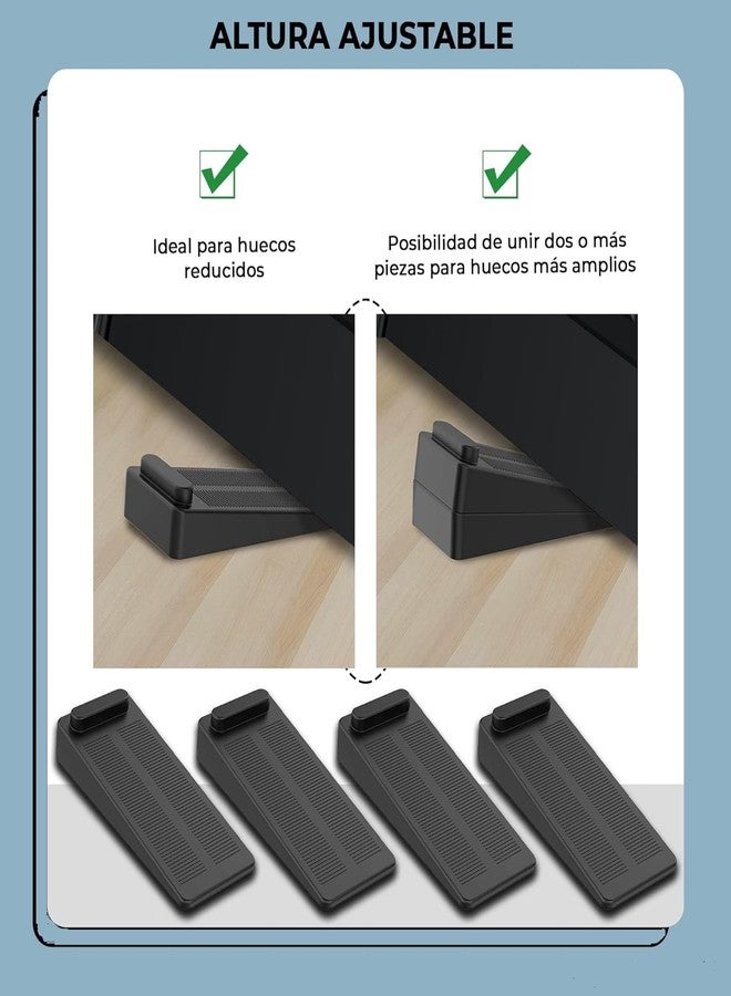 Prostuff.in® New Stackable Anti-Collision Door Stop Stoppers Non-Slip Block Wedge Doorstops for All Types of Floor Home Office Door Safety Protection Multicolor 2 Pcs - Image 4