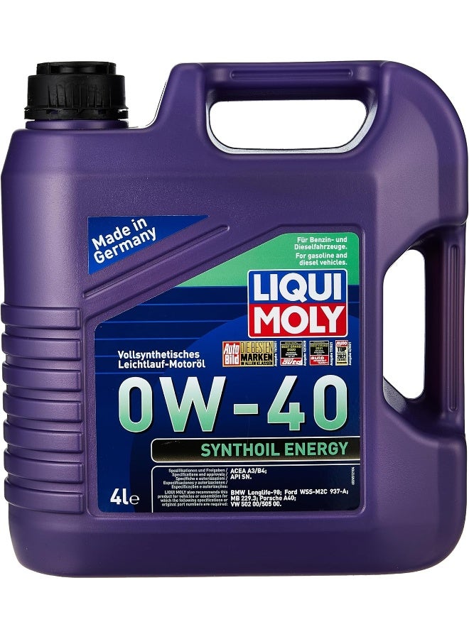 LIQUI MOLY Liqui Moly SYNTHOIL ENERGY 0W40 - 4litres - Image 1