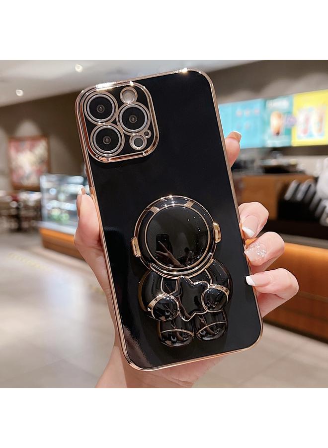 Zaboon Case For iPhone 13 Pro Embrace Stars Electroplating Astronaut Holder Phone Case - Image 1