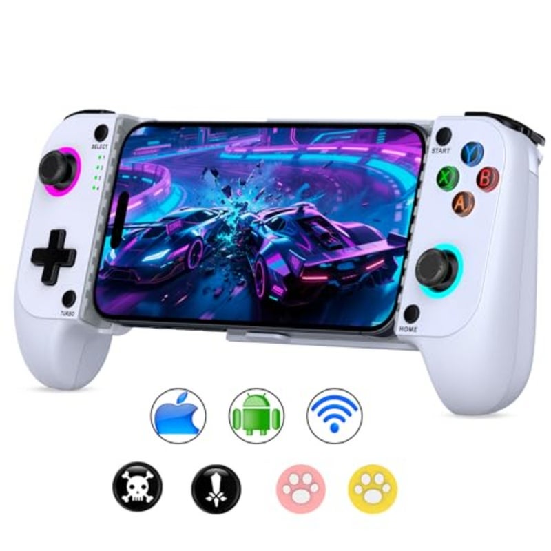 Mobile Gaming Controller for iPhone/Android, Wireless Phone Controller with Hall Joysticks, Mobile Controller Phone Case Support for Xbox Game Pass, Steam Link and More - Image 1