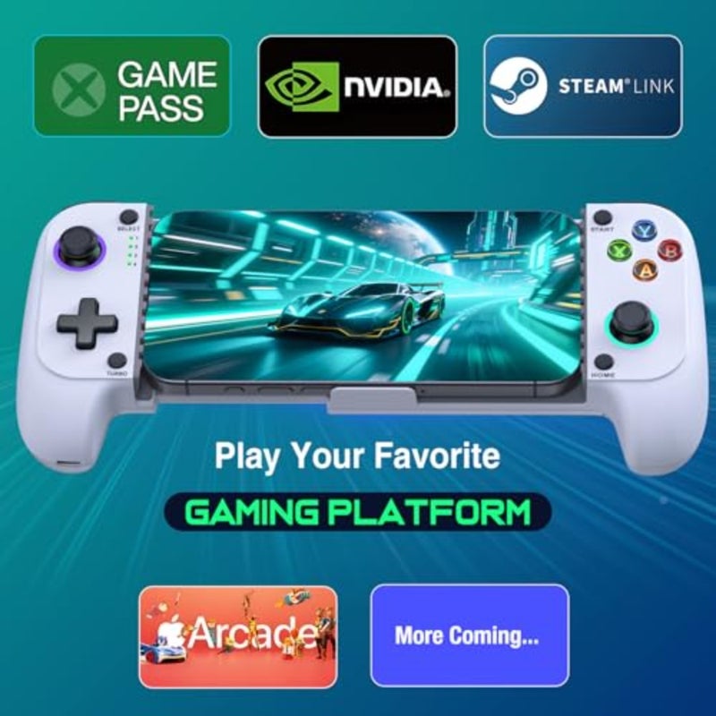 Mobile Gaming Controller for iPhone/Android, Wireless Phone Controller with Hall Joysticks, Mobile Controller Phone Case Support for Xbox Game Pass, Steam Link and More - Image 3