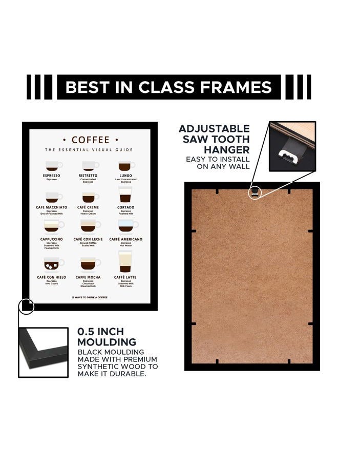 CodersParadise Coffee Wall Poster Frames | Premium 8x12 Inch (A4) Framed Artwork | Aesthetic Coffee-Themed Wall Art for Home, Bedroom & Living Room | Ready-to-Hang Decorative Frames - Image 5