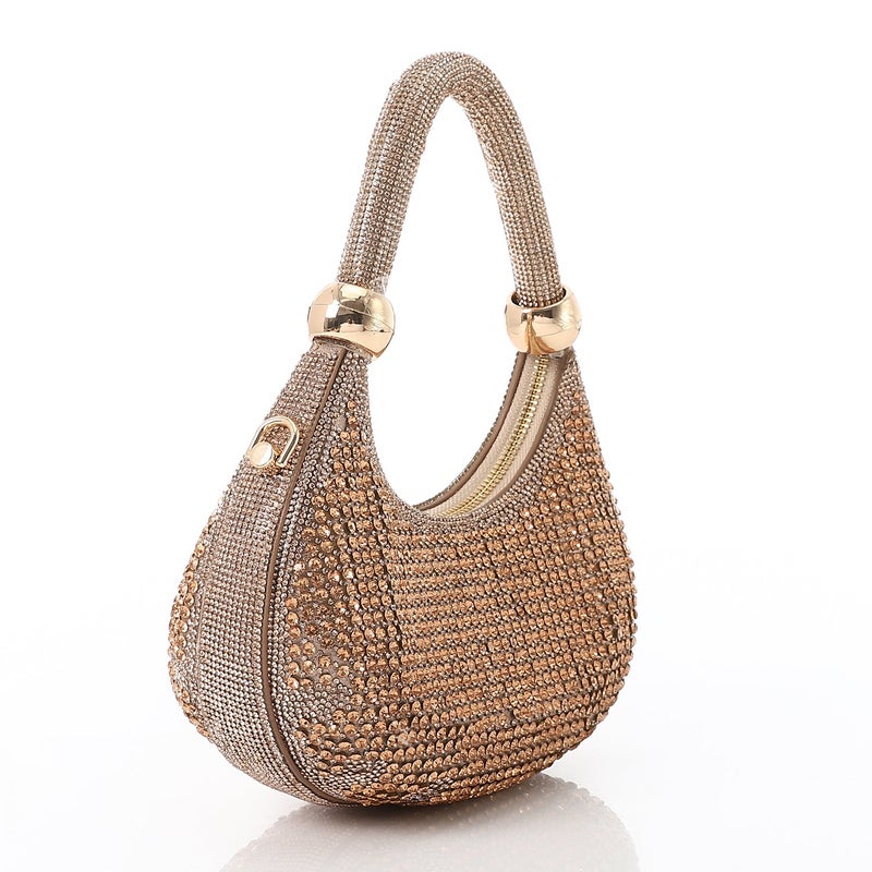 Mr.joe Crystal-Embellished Evening Handbag Champagne - Image 2