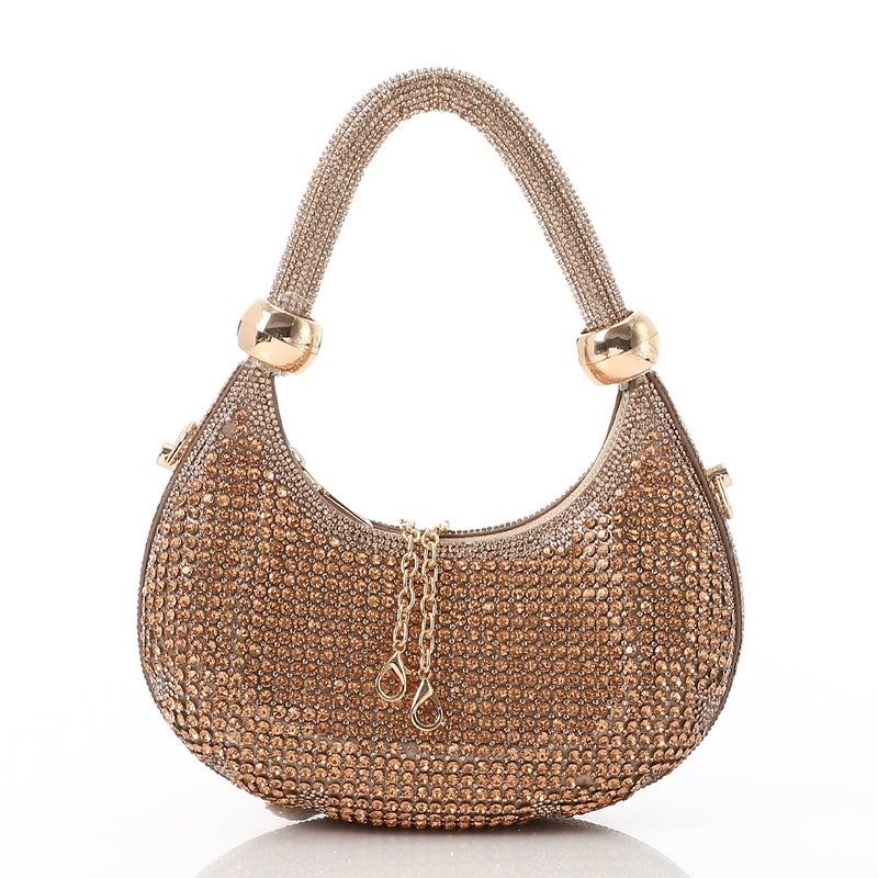 Mr.joe Crystal-Embellished Evening Handbag Champagne - Image 1