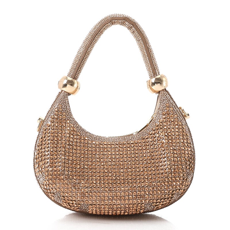 Mr.joe Crystal-Embellished Evening Handbag Champagne - Image 4