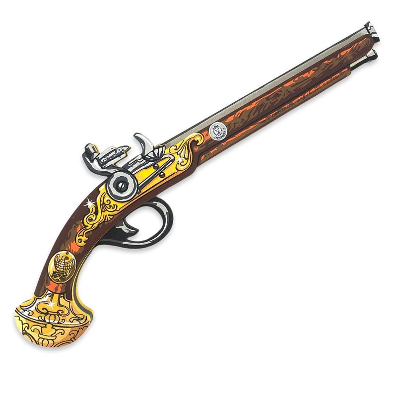 Liontouch Napolon Pistol for Kids Age 38 Years Pretend Play Foam Toy in Authentic French Style for Children Safe Weapon Battle Accessory for Boys Dress Up Costumes - Image 4