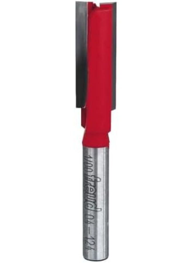 freud Freud 04-124: 3/8" (dia.) Double Flute Straight Bit with 1/4" shank, 2-1/2" overall length  - Image 4