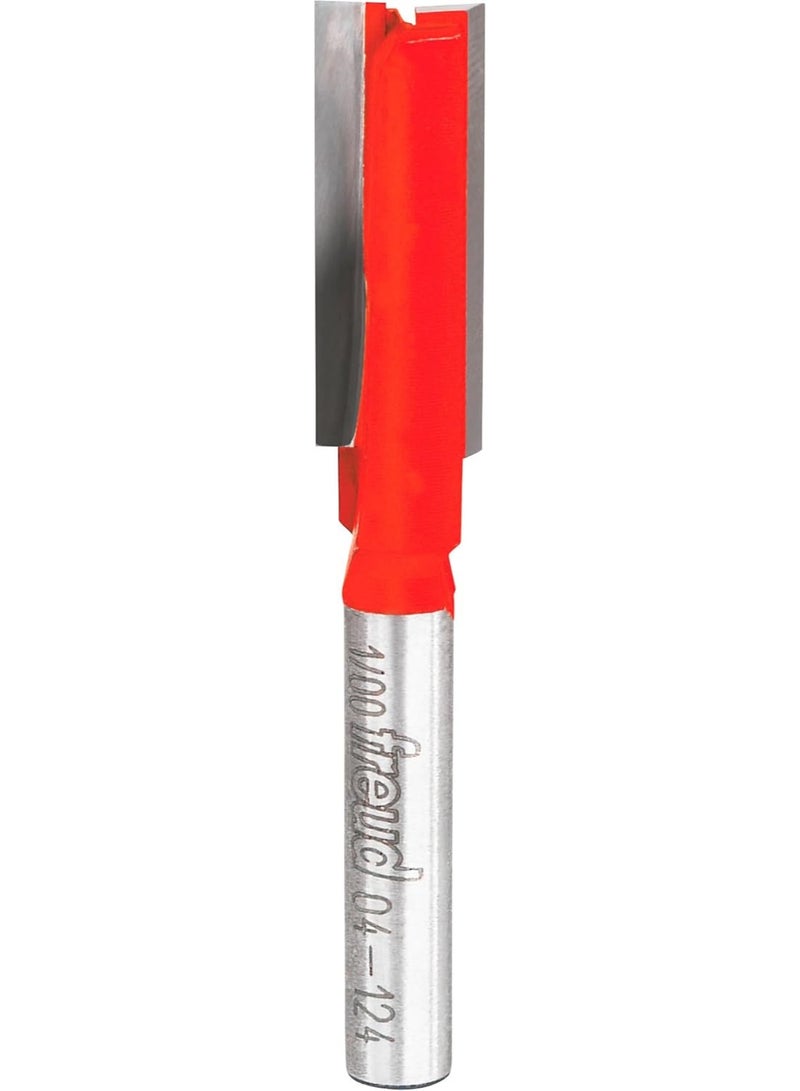 freud Freud 04-124: 3/8" (dia.) Double Flute Straight Bit with 1/4" shank, 2-1/2" overall length  - Image 2