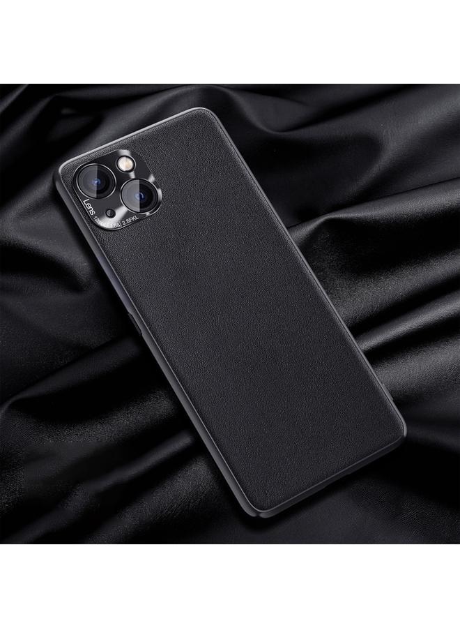 Zaboon Case For iPhone 13 Plain Skin Leather Case - Image 1