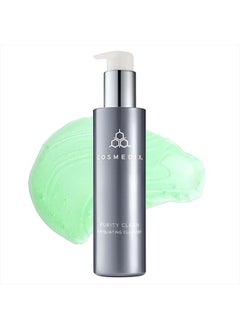 CosMedix Purity Clean Exfoliating Facial Cleanser - Gentle Face Cleanser, Restores & Hydrates for Clear, Even Skin - Made with Organic Tea Tree Essential Oils, Peppermint Oil, L-Lactic Acid  - Image 1