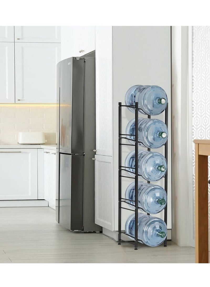 Water cooler Jug rack  bottles, 5 gallon water bottle storage rack heavy duty, with floor protection for home, office - Image 3