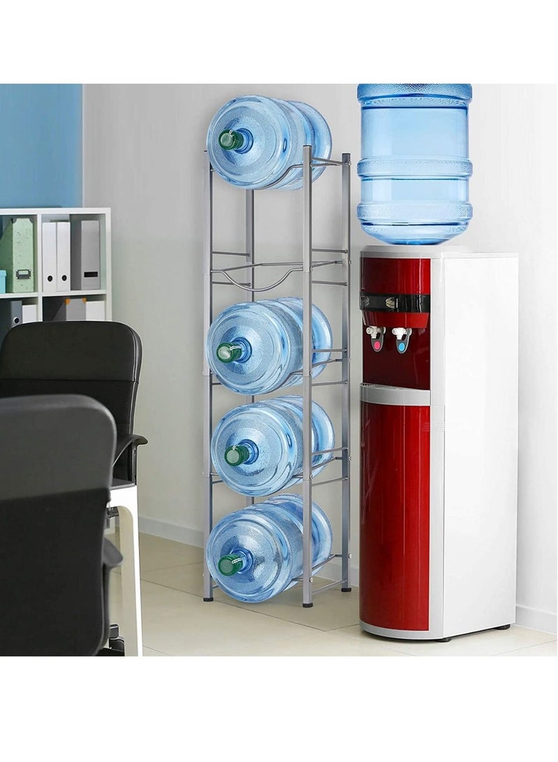 Water cooler Jug rack  bottles, 5 gallon water bottle storage rack heavy duty, with floor protection for home, office - Image 2